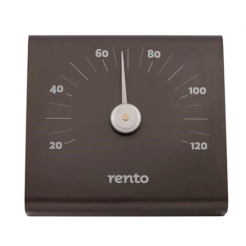 Badstutermometer Aluminium, Rento - Badstugutta