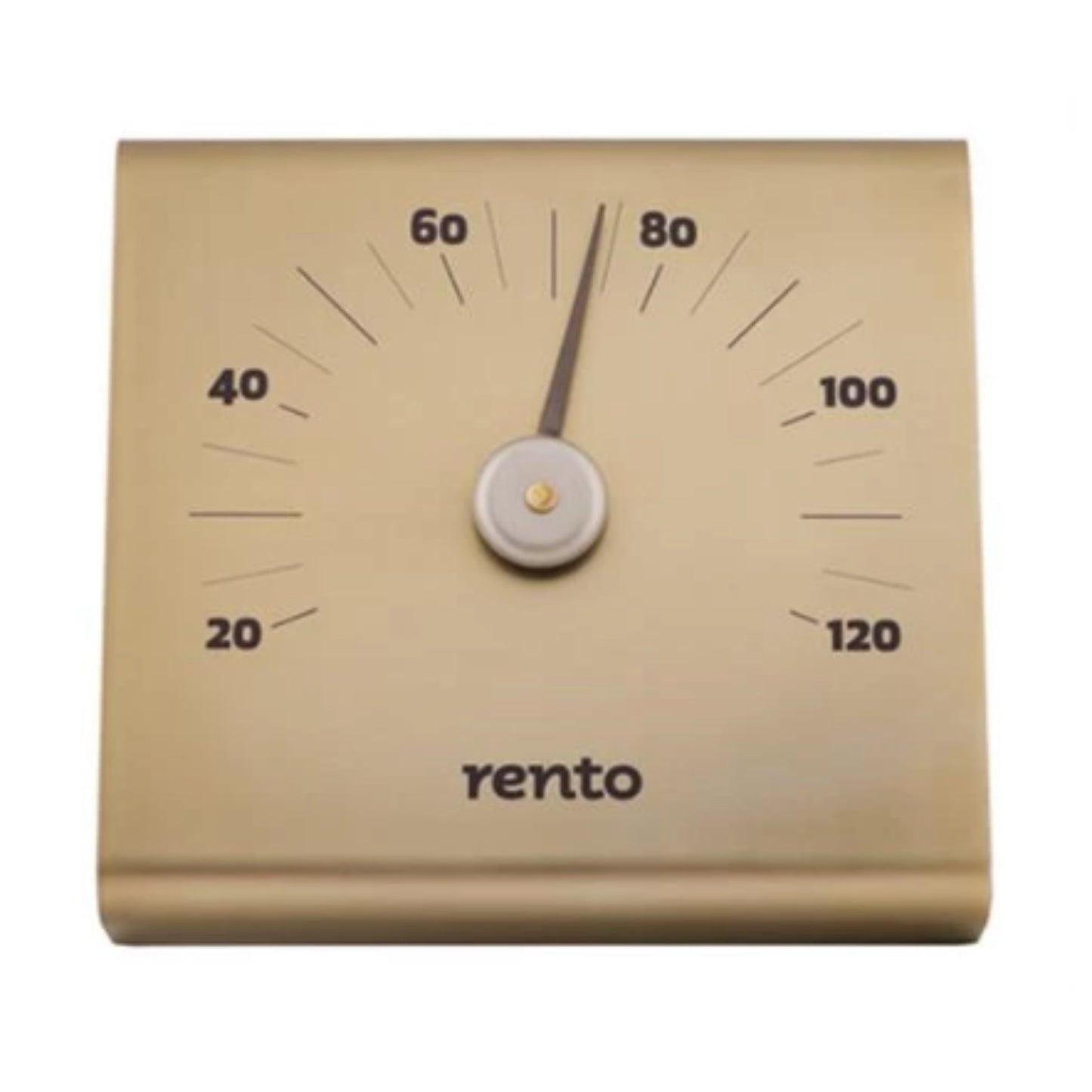 Badstutermometer Aluminium, Rento - Badstugutta