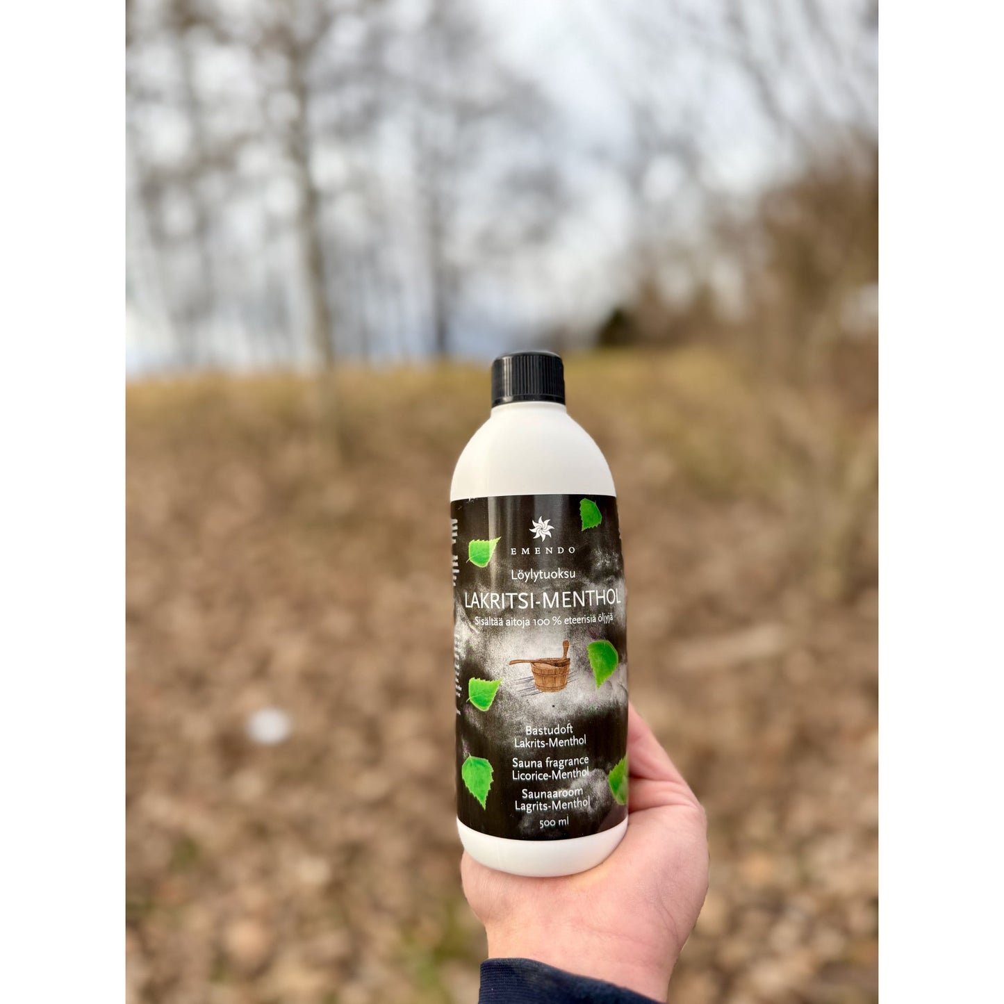 Emendo Saunaduft Lakris - mentol 500 ml - Badstugutta