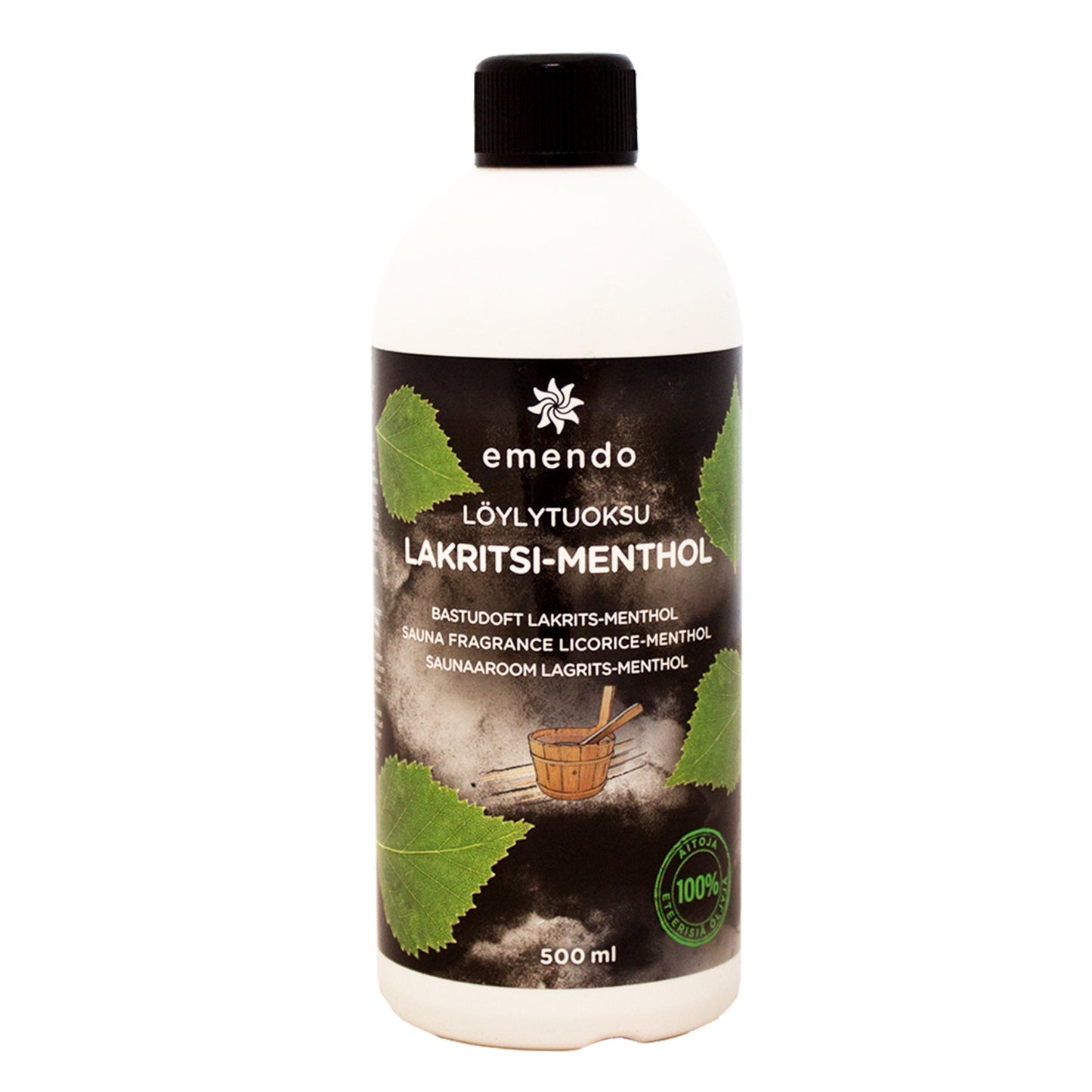 Emendo Saunaduft Lakris - mentol 500 ml - Badstugutta