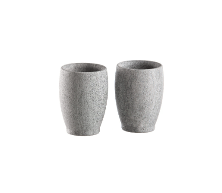 Hukka - Schnapsglass i kleberstein - 2 pack - Badstugutta