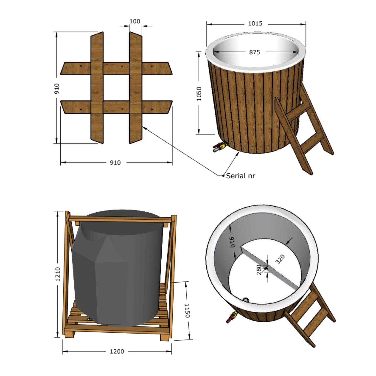 IceTub Classic - Badstugutta
