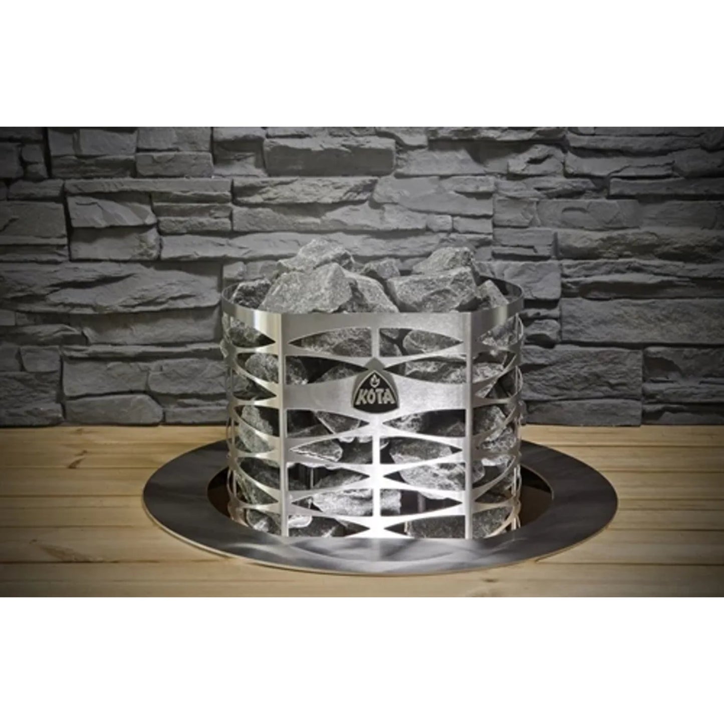 Innbyggingsramme til Kota Saana, rustfri - Badstugutta