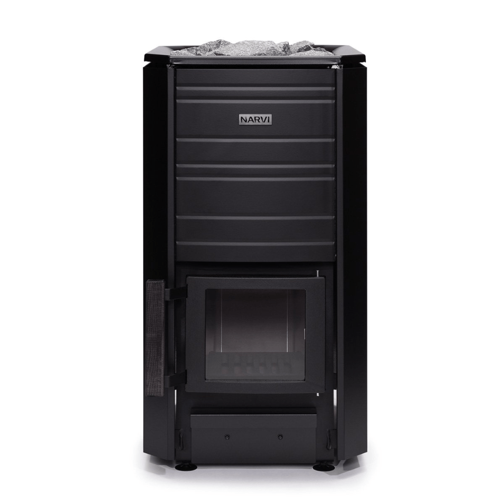 Narvi Black 16 - Vedfyrt badstuovn - Pakkedeal! - Badstugutta