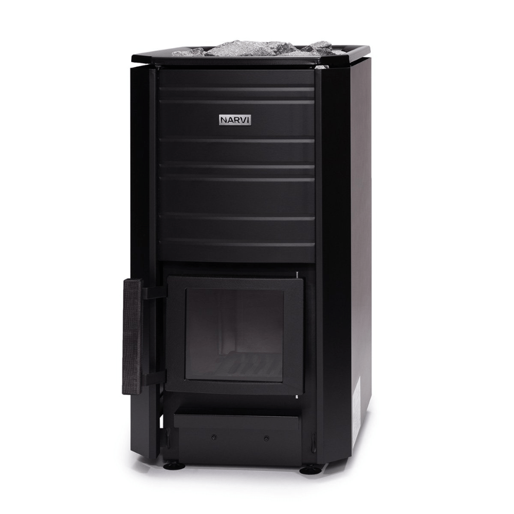Narvi Black 16 - Vedfyrt badstuovn - Pakkedeal! - Badstugutta