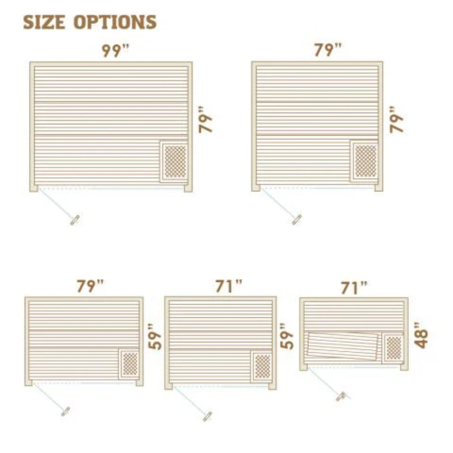 Nativa - Inkl. ovn - Badstugutta