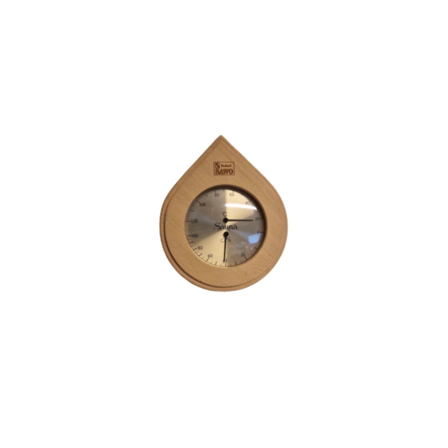Sawo Termometer/Hygrometer - Osp, Sedertre, Furu - Badstugutta