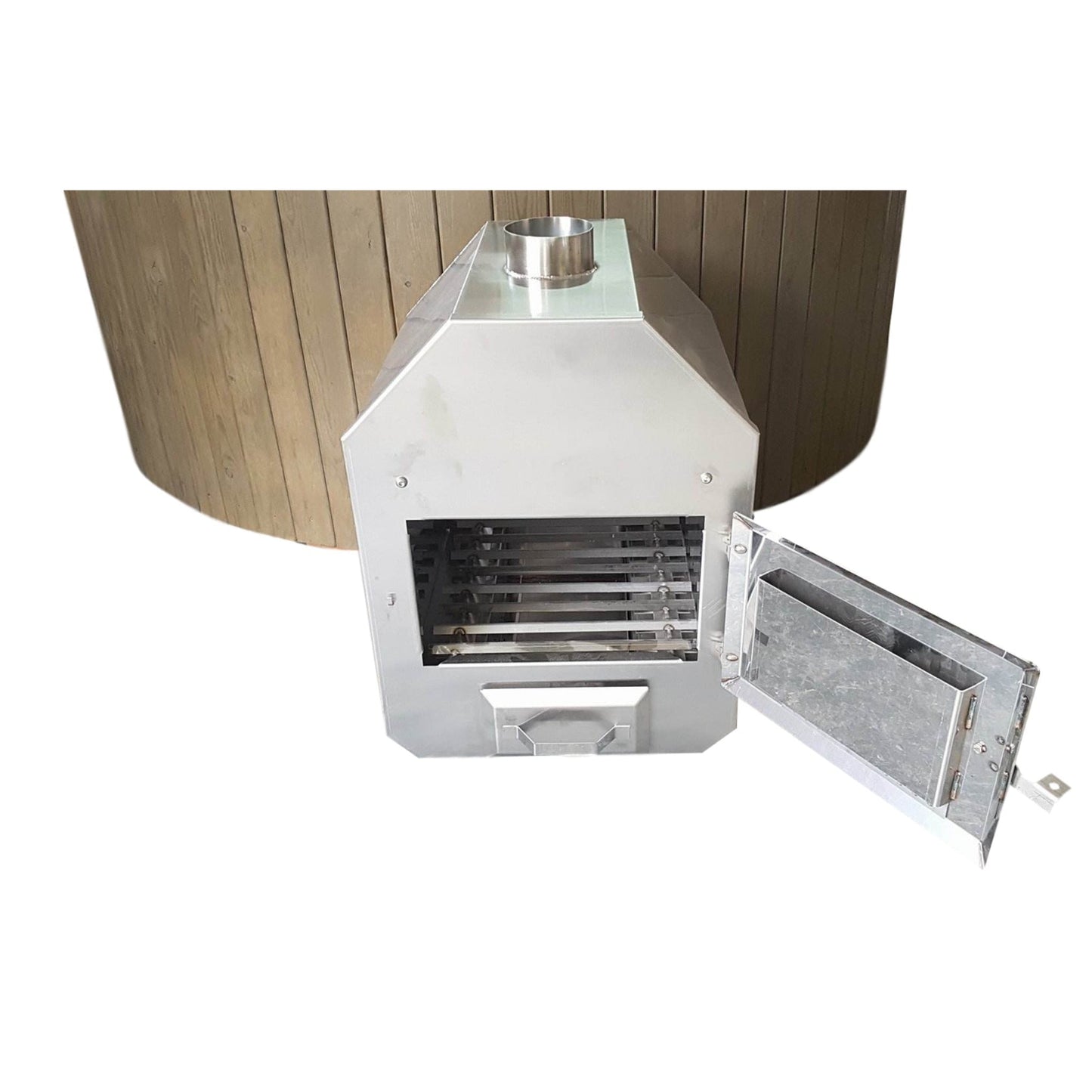 Stampen XL - ute - ovn - Badstugutta - Badstugutta