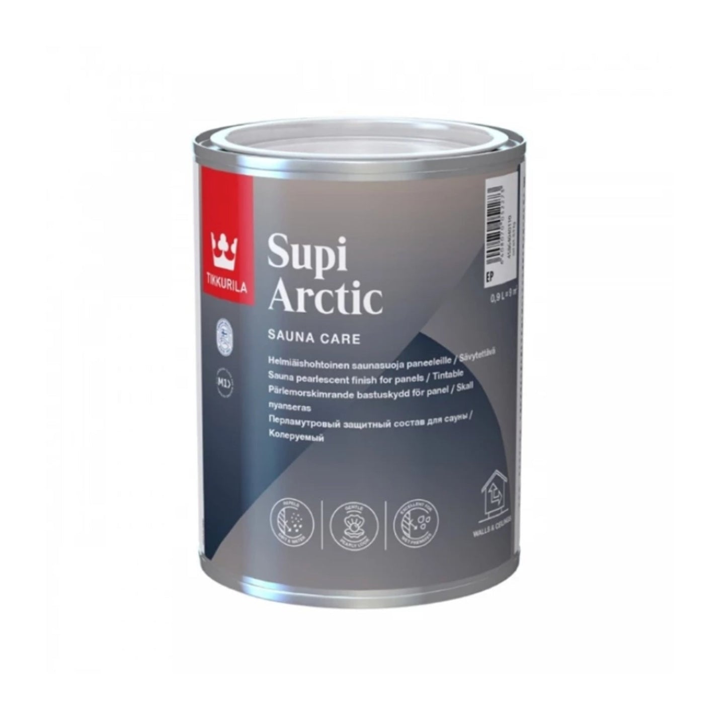 Supi Arctic Sort Dronningperle - Badstugutta