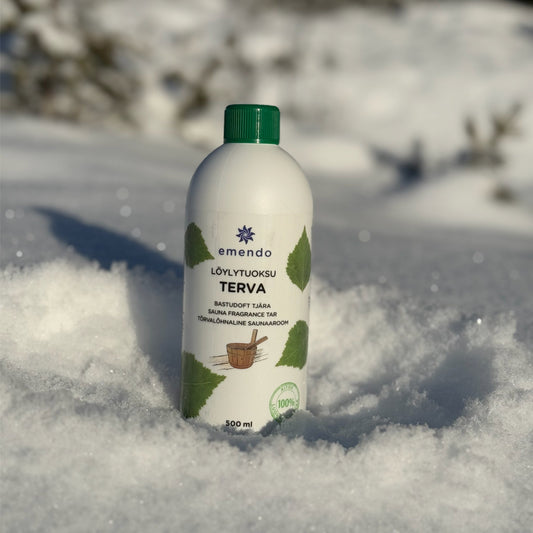Badstuduft Tjære - 500ml Emendo - Badstugutta