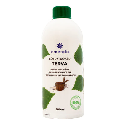 Badstuduft Tjære - 500ml Emendo - Badstugutta
