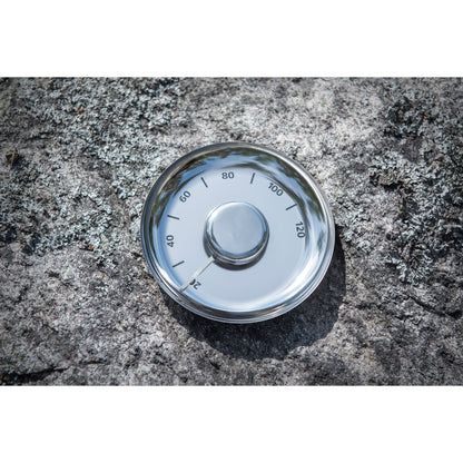 Badstutermometer i rustfritt stål, Rento - Badstugutta