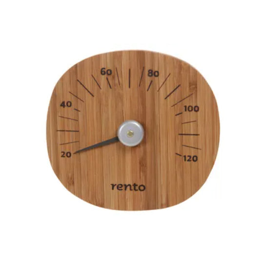 Badstutermometer mørk bambus - Badstugutta