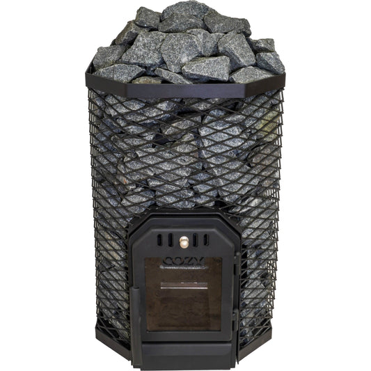 Cozy 12 kW - Vedfyrt badstuovn - Badstugutta