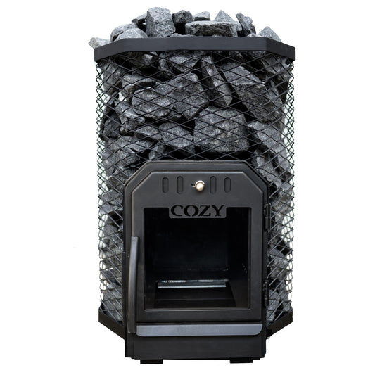 COZY 18 kW - Vedfyrt badstuovn - Badstugutta