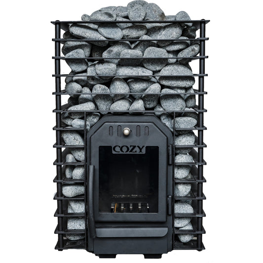 Cozy QUATTRO 12 kW - Vedfyrt badstuovn - Badstugutta