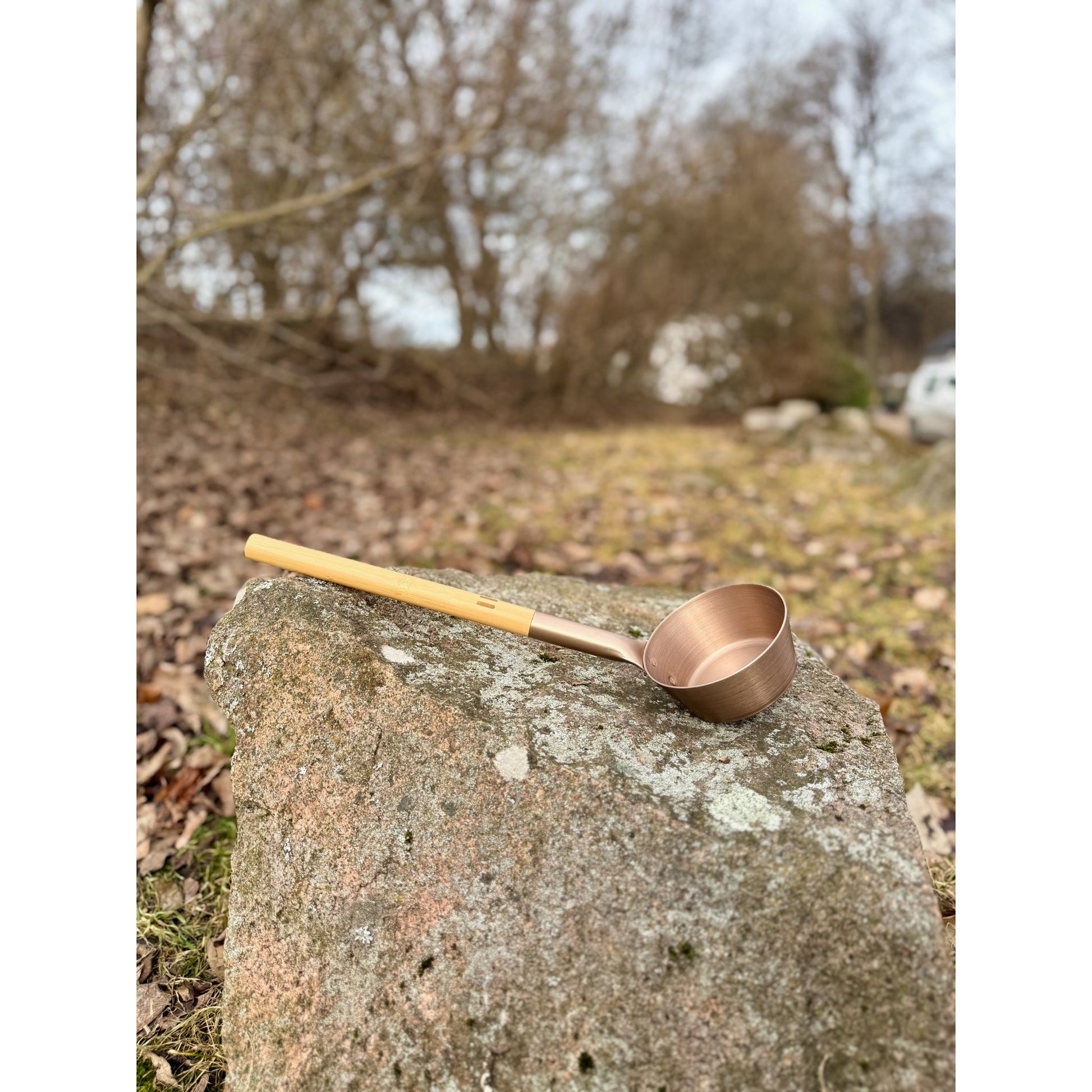 Ekslusiv badstubøtte og øse i aluminium - Rento - Badstugutta