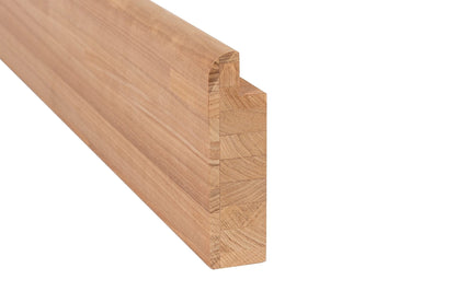 Framkant til badstubenk 40x140 mm - Badstugutta
