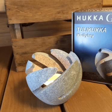Hukka - Lanterne laget av kleberstein - Badstugutta