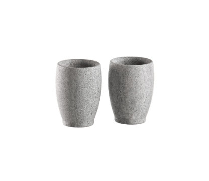Hukka - Schnapsglass i kleberstein - 2 pack - Badstugutta
