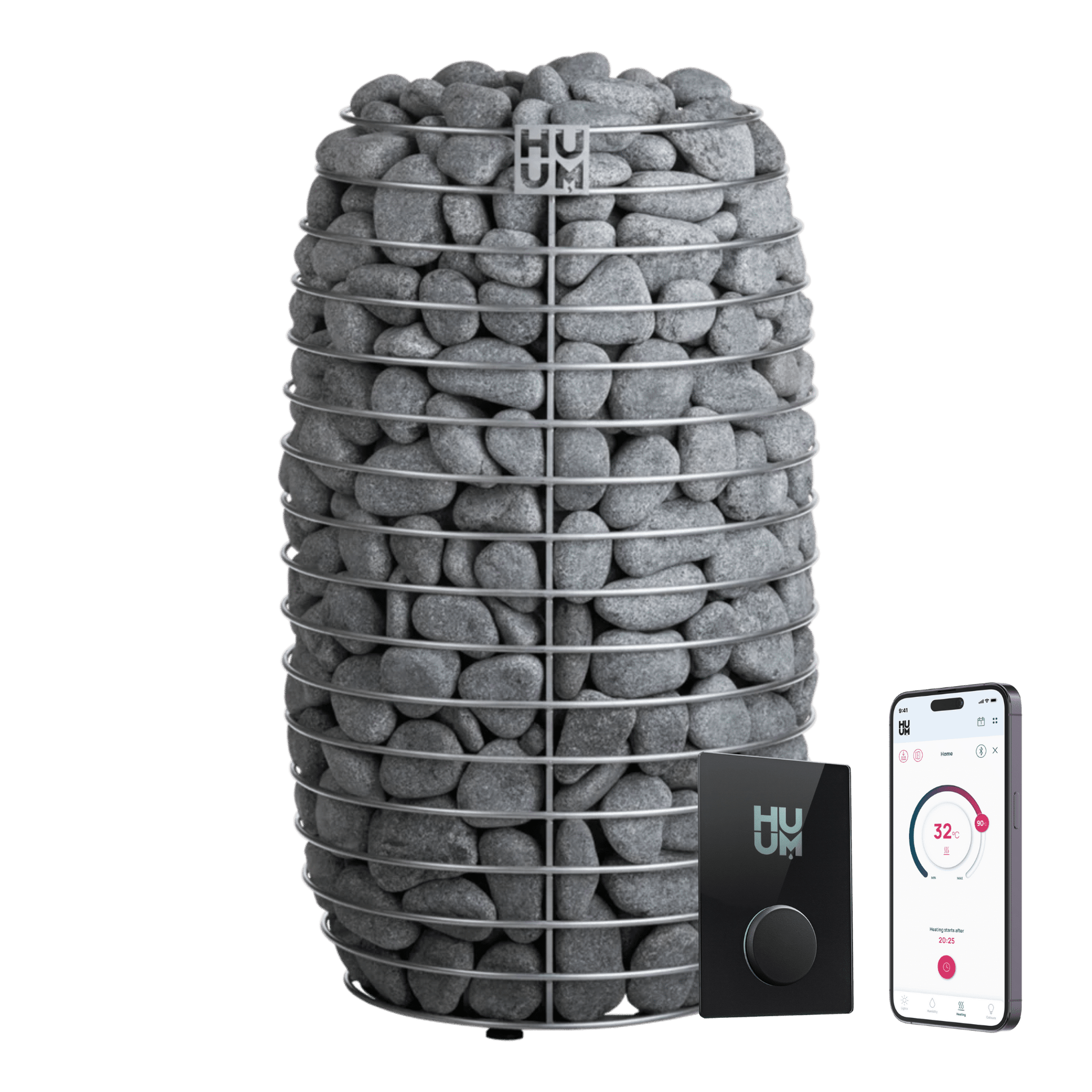 Huum Hive Mini - Pakkedeal! - Elektrisk badstuovn - Badstugutta