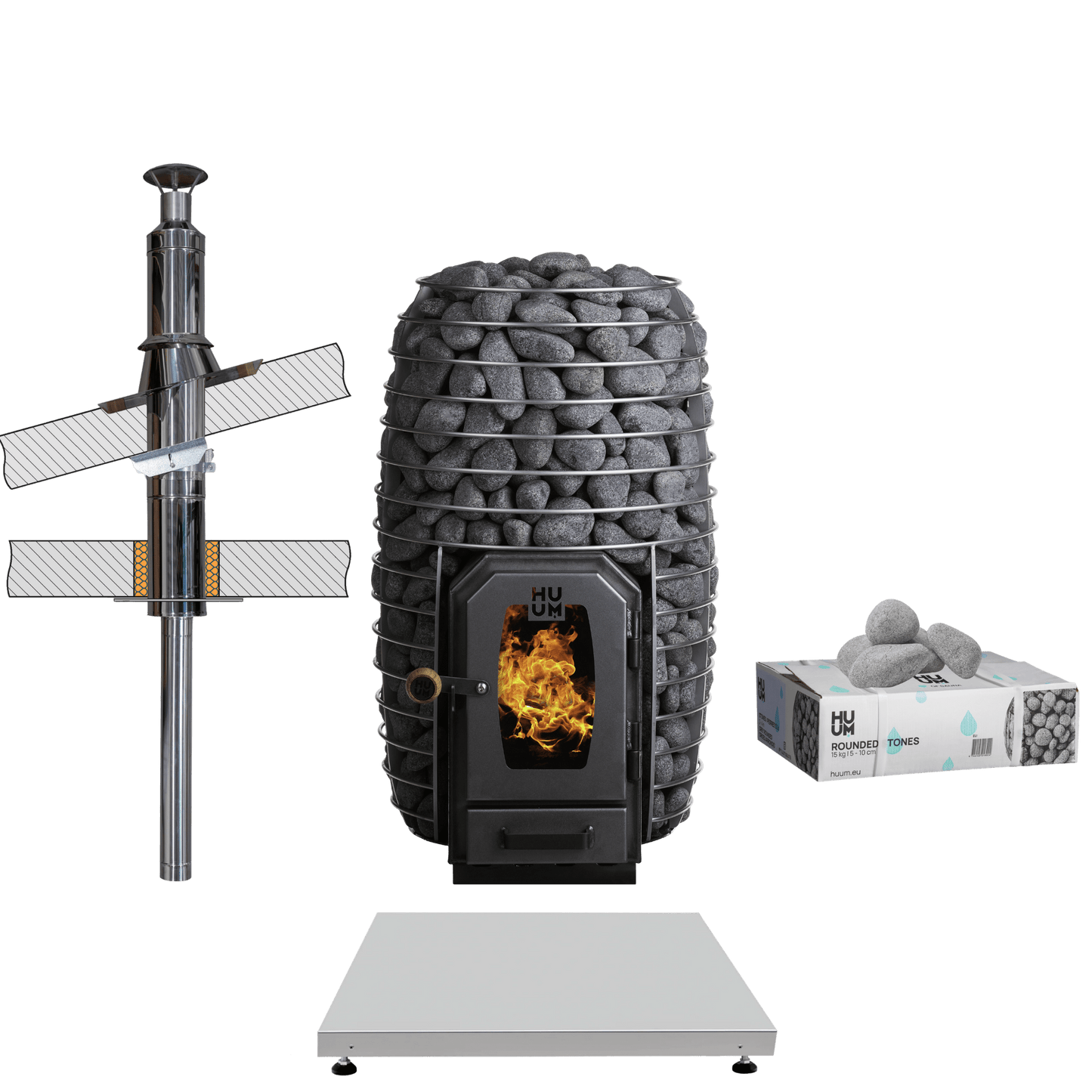 Huum Hive Wood 17 - Pakkedeal! - Badstugutta