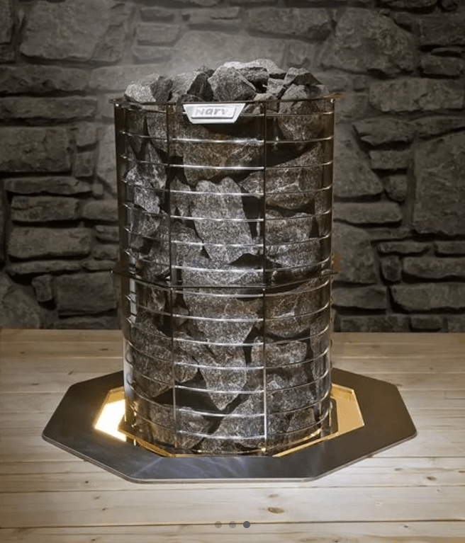 Inbyggingsramme til Narvi Softy, rustfri - Badstugutta