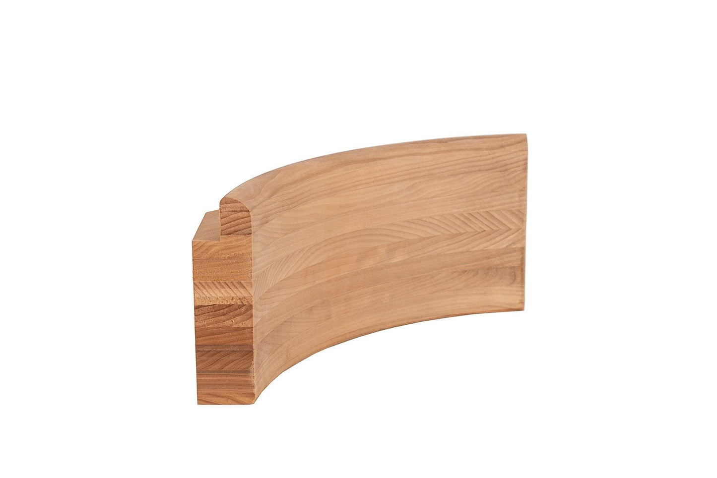Inner- og ytterhjørne framkant Thermory 140 mm - Badstugutta
