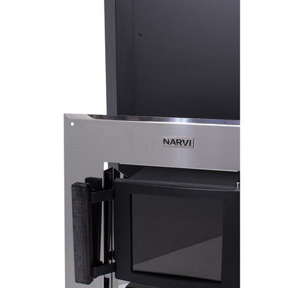 Narvi Black 20 Through-wall - Badstugutta