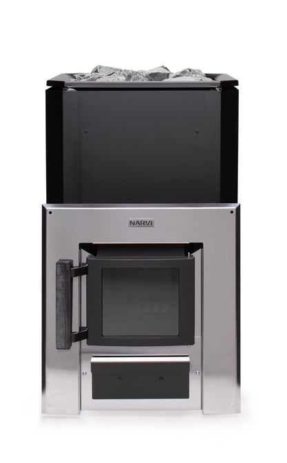 Narvi Black 20 Through-wall - Badstugutta