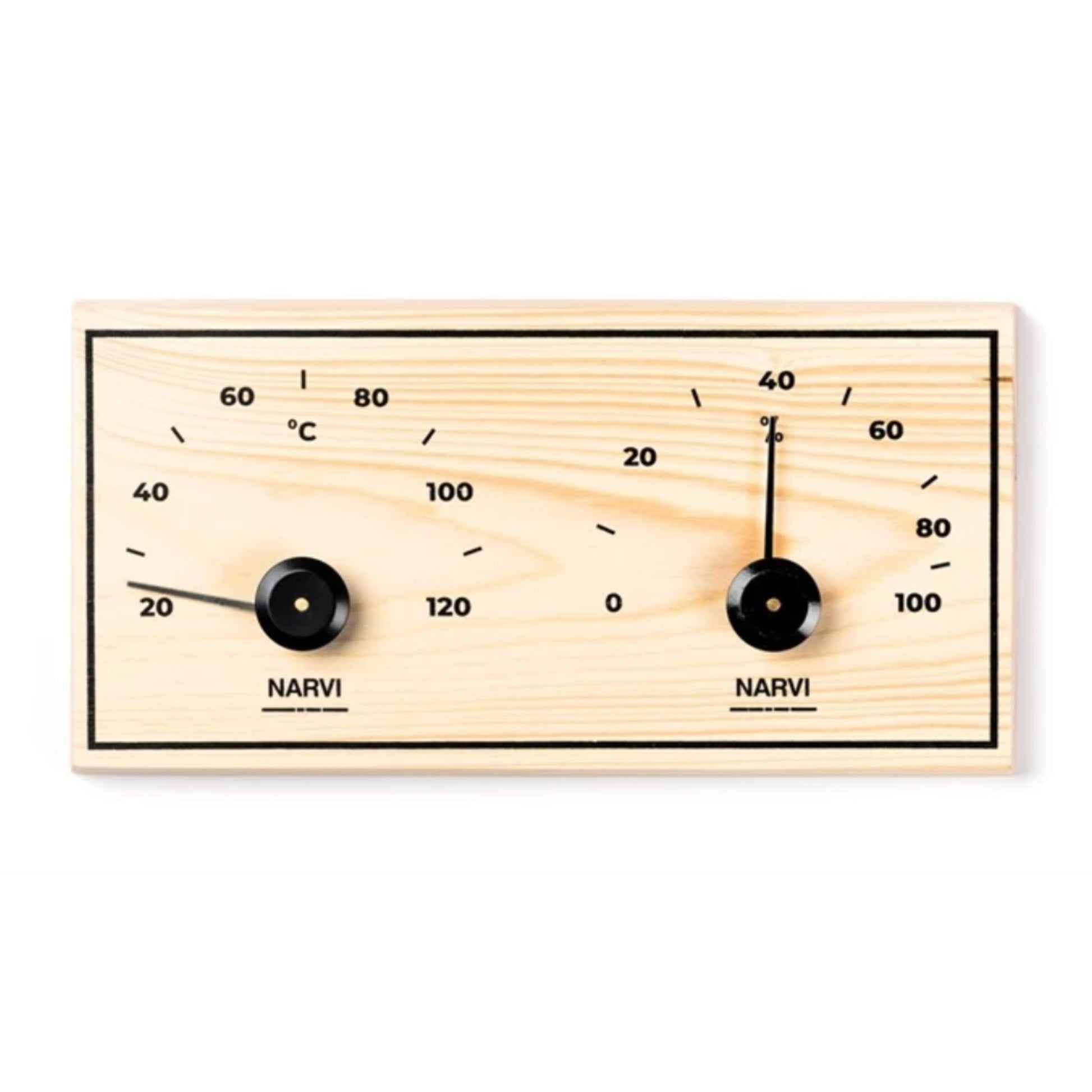 Narvi Temometer/Hygrometer Furu - Badstugutta