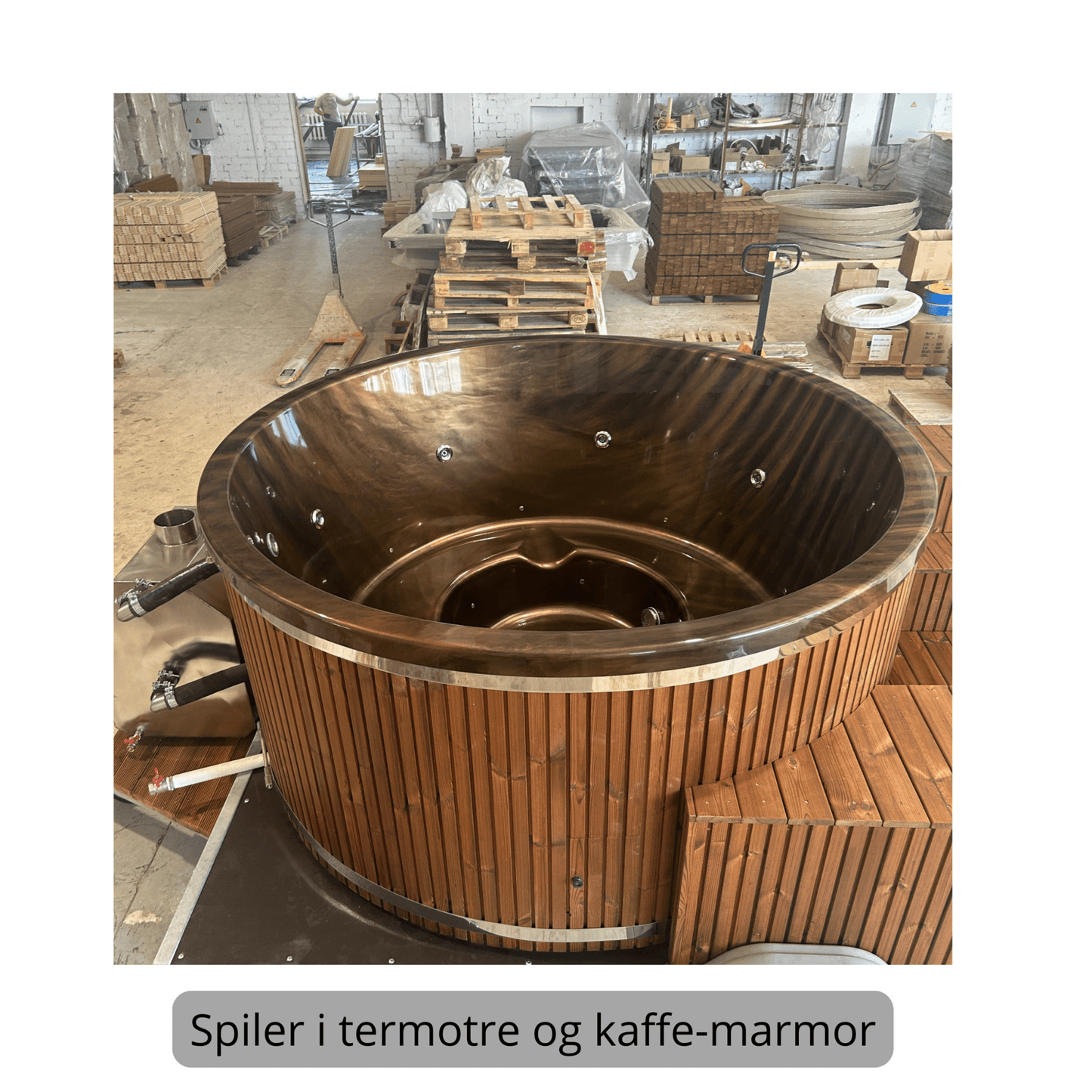 NorseTub Premium - Integrert ovn - Badstugutta