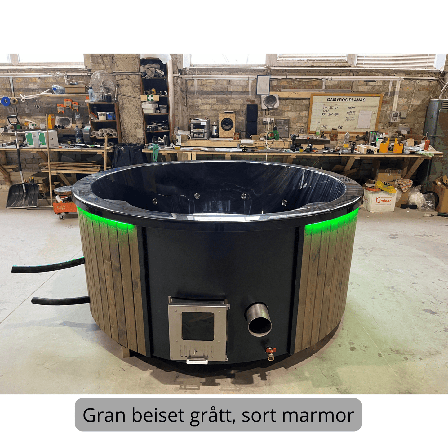 NorseTub Premium - Integrert ovn - Badstugutta
