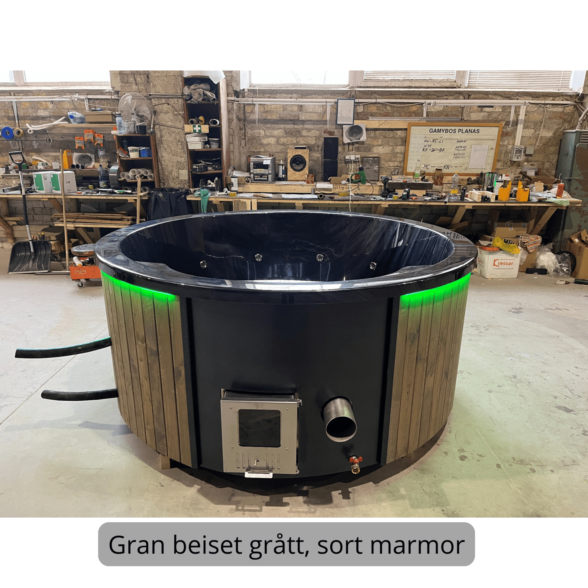 NorseTub Premium - Integrert ovn - Badstugutta