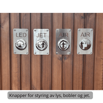 NorseTub Premium - Integrert ovn - Badstugutta