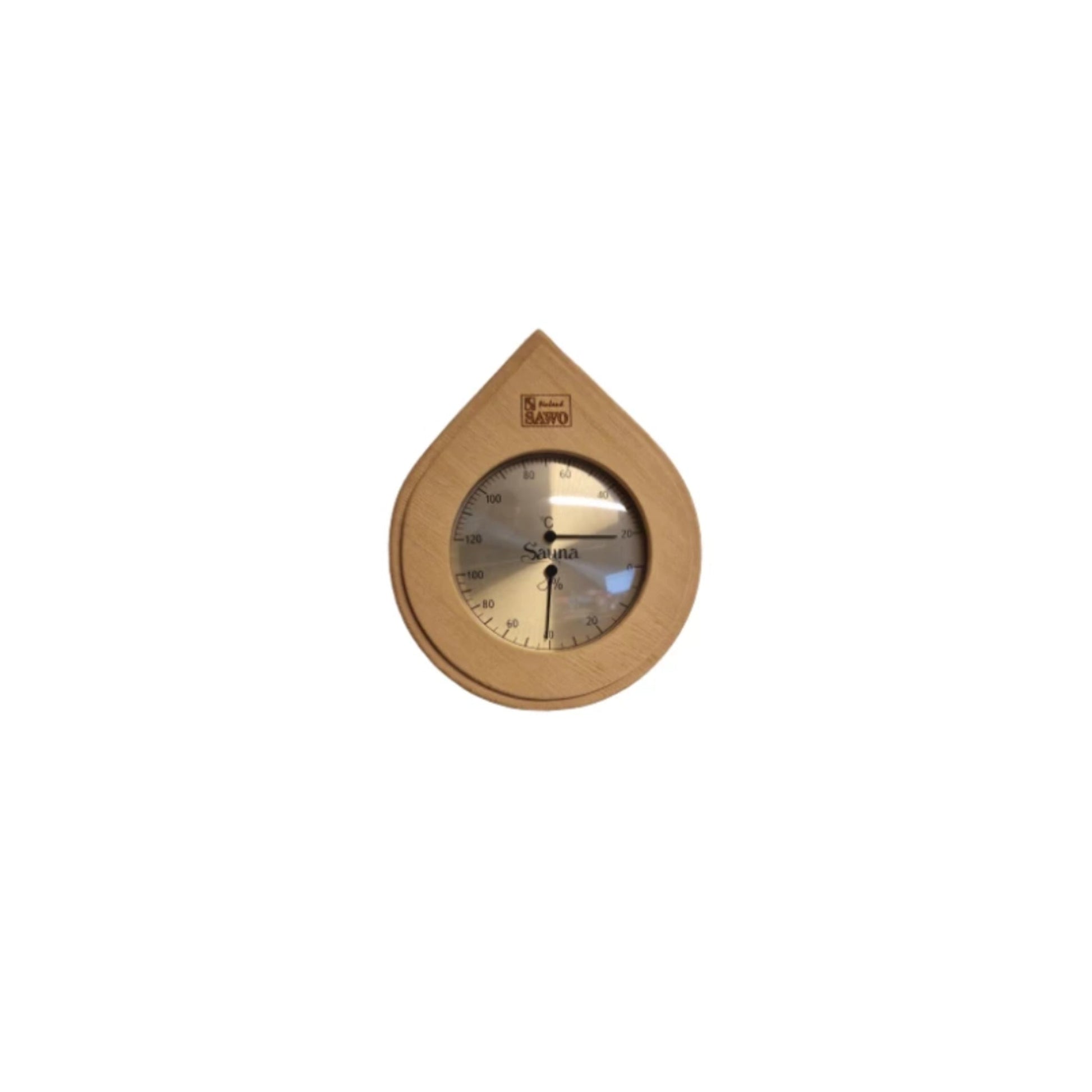 Sawo Termometer/Hygrometer - Osp, Sedertre, Furu - Badstugutta