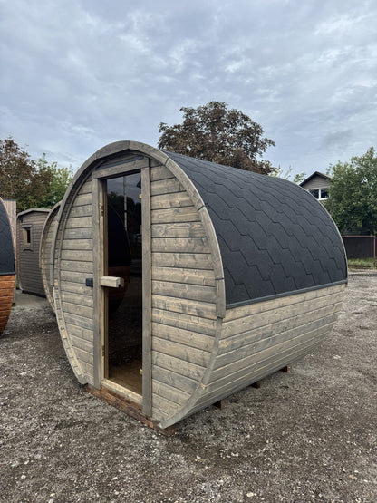 Smokin'Barrel 2 m | Lagervare | Transparent grå - Badstugutta