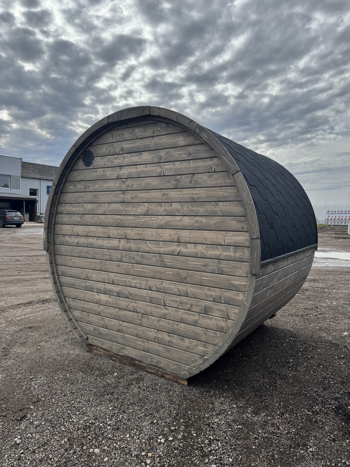 Smokin'Barrel 2 m | Lagervare | Transparent grå - Badstugutta
