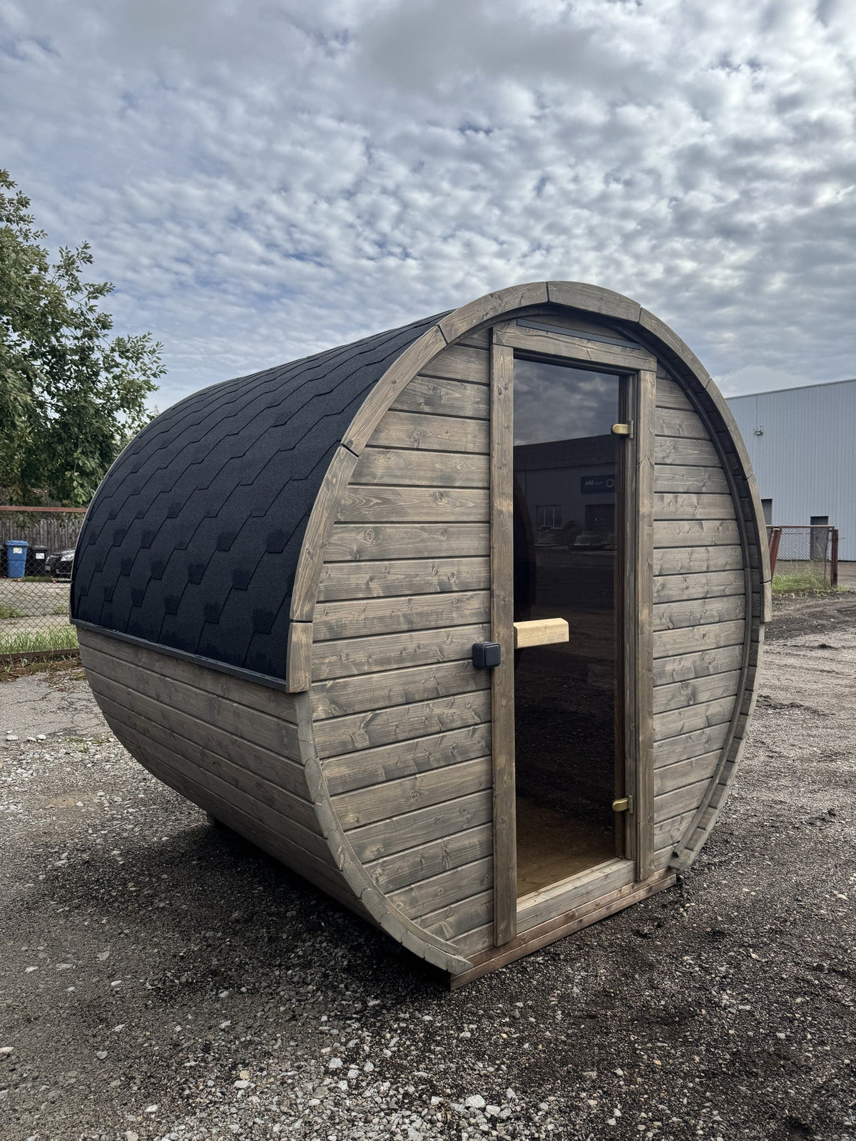 Smokin'Barrel 2 m | Lagervare | Transparent grå - Badstugutta