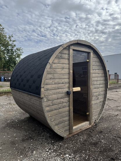 Smokin'Barrel 2 m | Lagervare | Transparent grå - Badstugutta