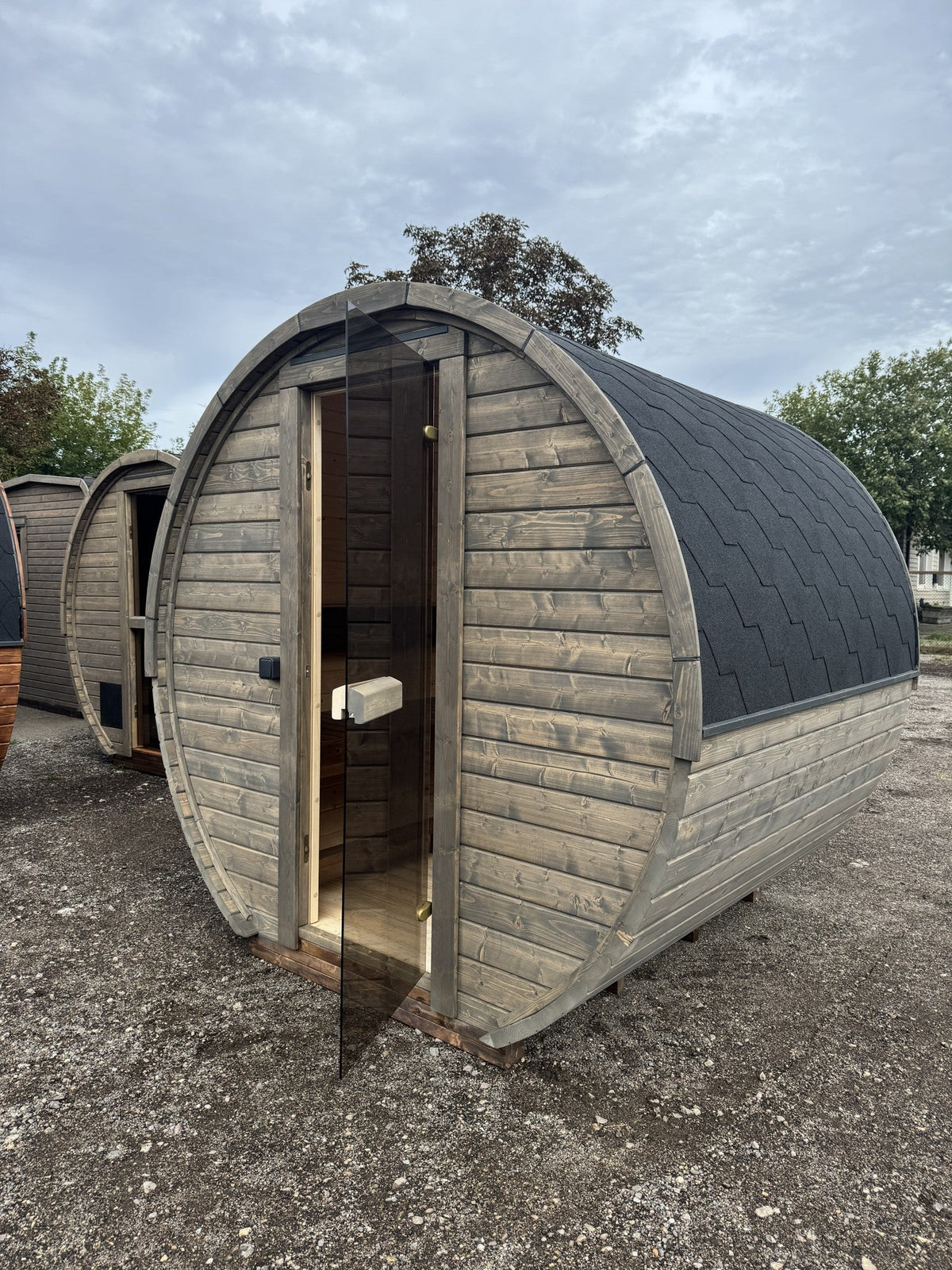 Smokin'Barrel 2 m | Lagervare | Transparent grå - Badstugutta