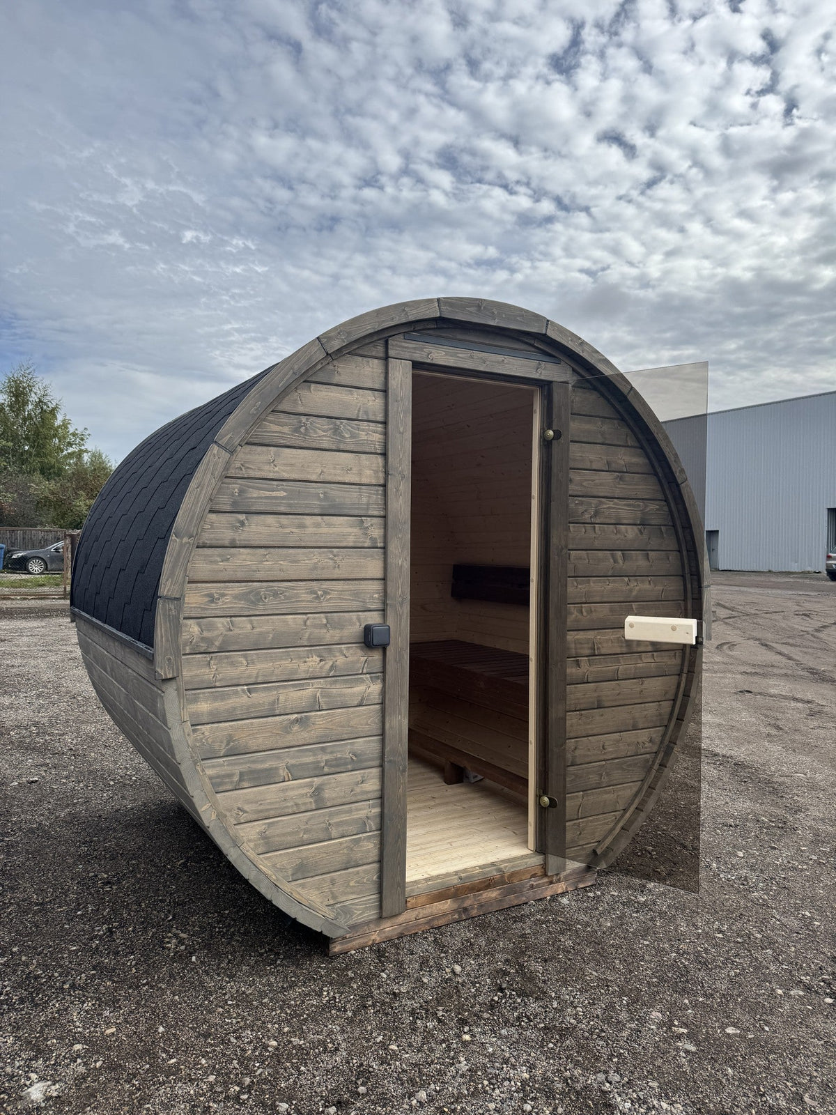 Smokin'Barrel 2 m | Lagervare | Transparent grå - Badstugutta