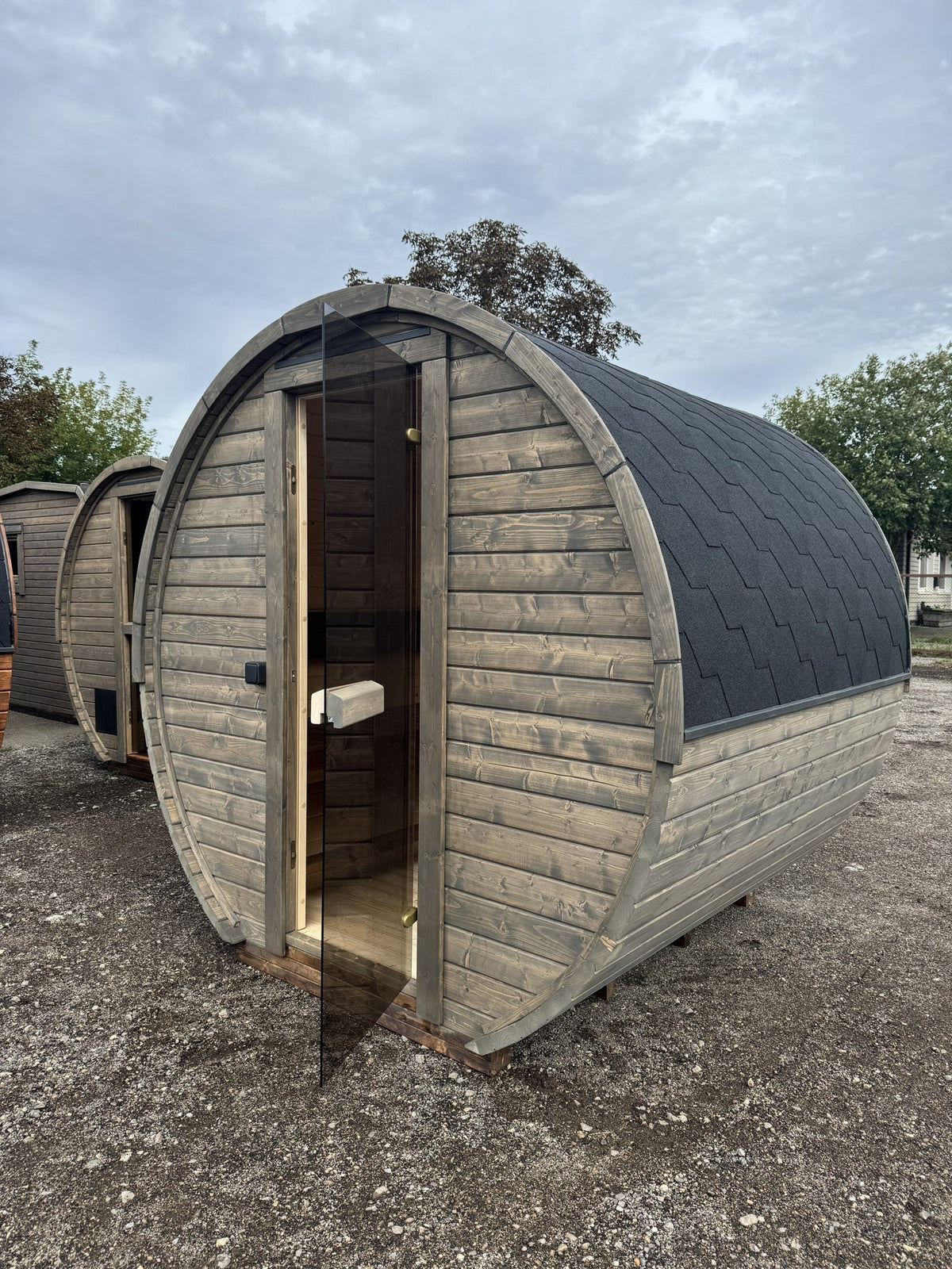 Smokin'Barrel 2 m | Lagervare | Transparent grå - Badstugutta