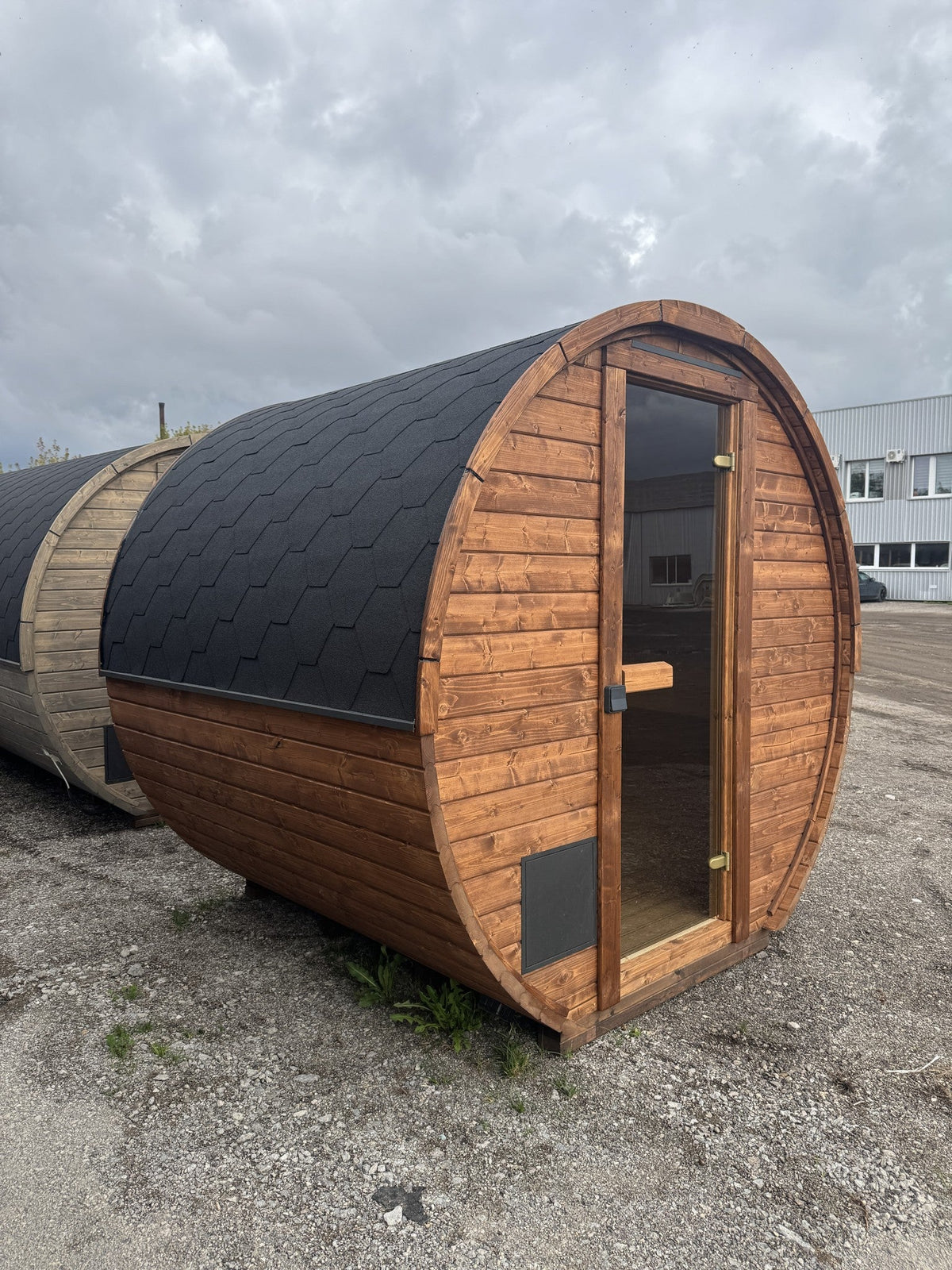 Smokin'Barrel 2 m | Lagervare | Transparent teak - Badstugutta