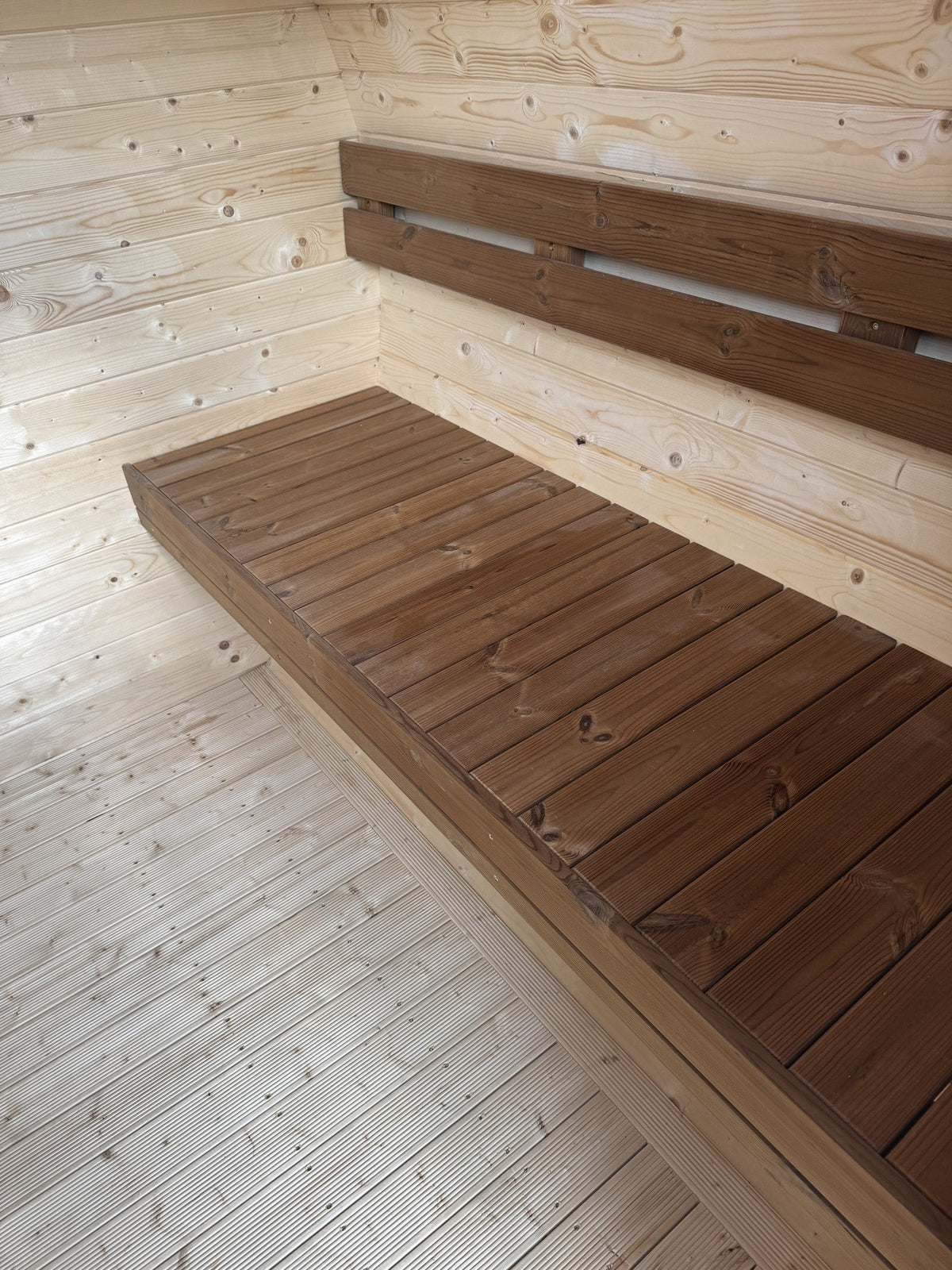 Smokin'Barrel 2 m | Lagervare | Transparent teak - Badstugutta