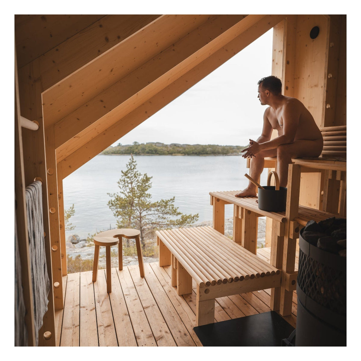 Space of Mind Designsauna - Badstugutta