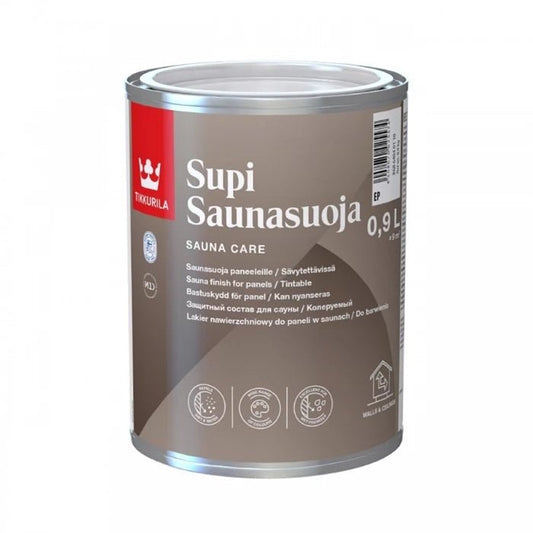 Supi Saunasouja - Badstuetrekk for paneler - Badstugutta