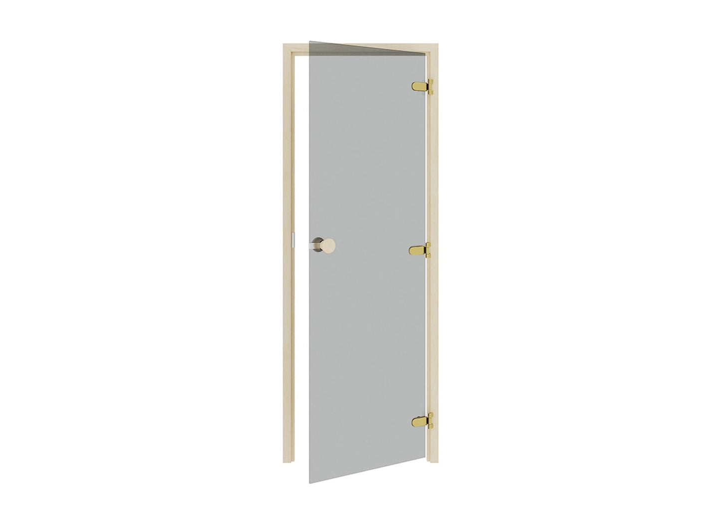 Thermory - Badstudør Trend med ospekarm - Badstugutta