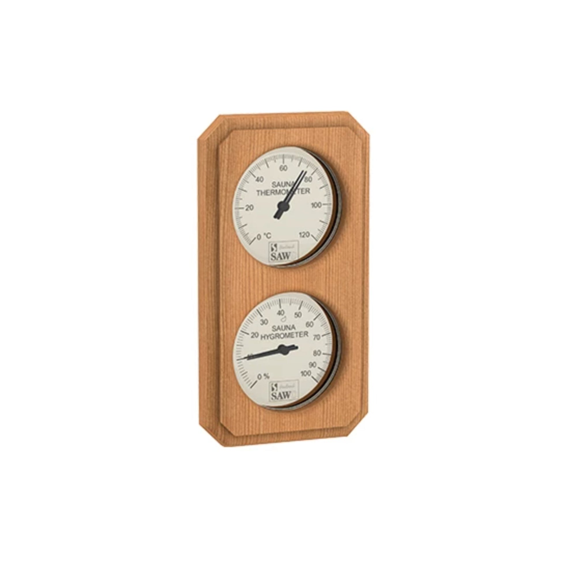 Vertikal termometer & hygrometer - Badstugutta